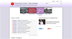 Desktop Screenshot of departamentmorfologie.ro